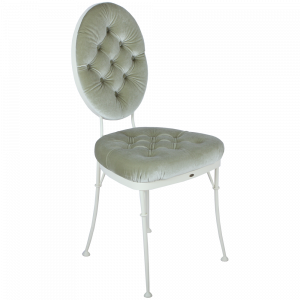 19015 Стул кованый Аделаида Айвори Амели Фисташковый BOGACHO