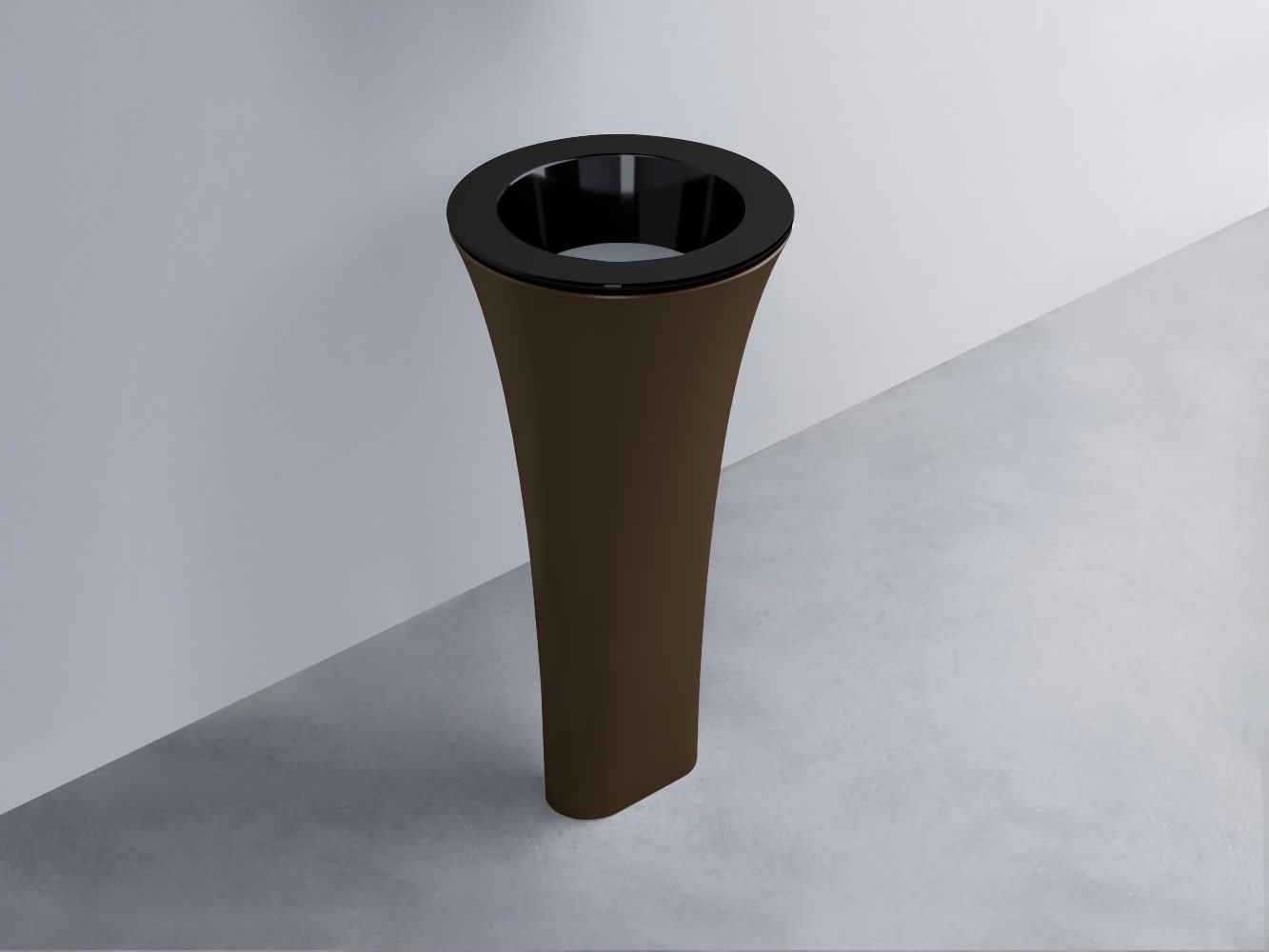AMLA45-N+AMPILT-BR+AMCOLT-CA Раковина Amedeo Tondo отдельностоящая cielo Enjoy + Amedeo Ceramica Cielo
