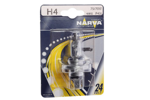 15923048 Автолампа H4 75 70 P43t-38 блистер 24V 1 10 488924000 Narva