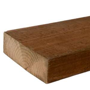 РУСШПАЛА Доска импрегнированная 50x150x6000 мм сорт Оптима цвет венге 89405740