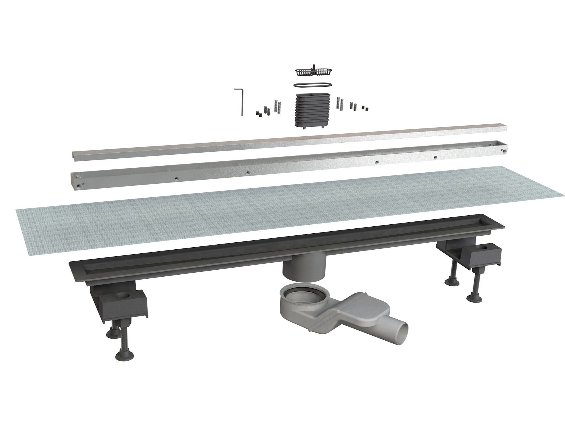 Алюминиевый слив для душа Bonomini Canalissima ARCH-00122729 - Вид №1