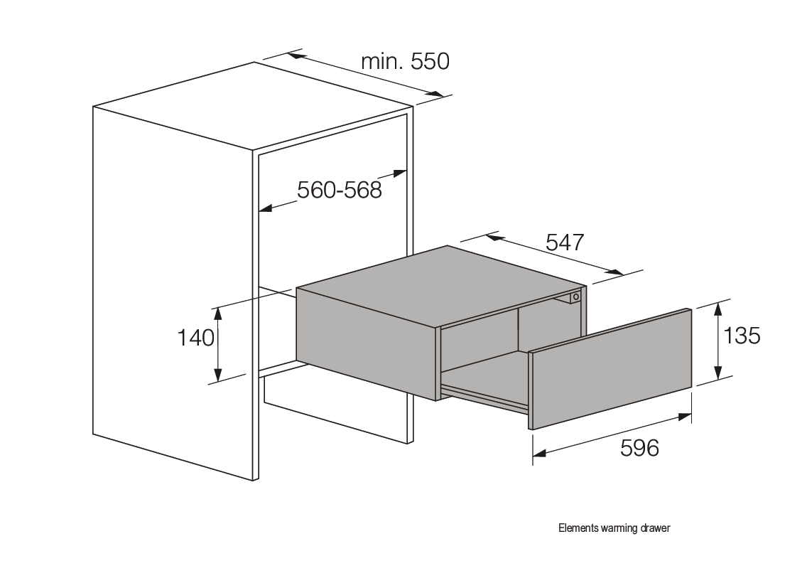 5485225 Встраиваемый подогреватель посуды Asko ODW8128G STDN-0021410 - Вид №1