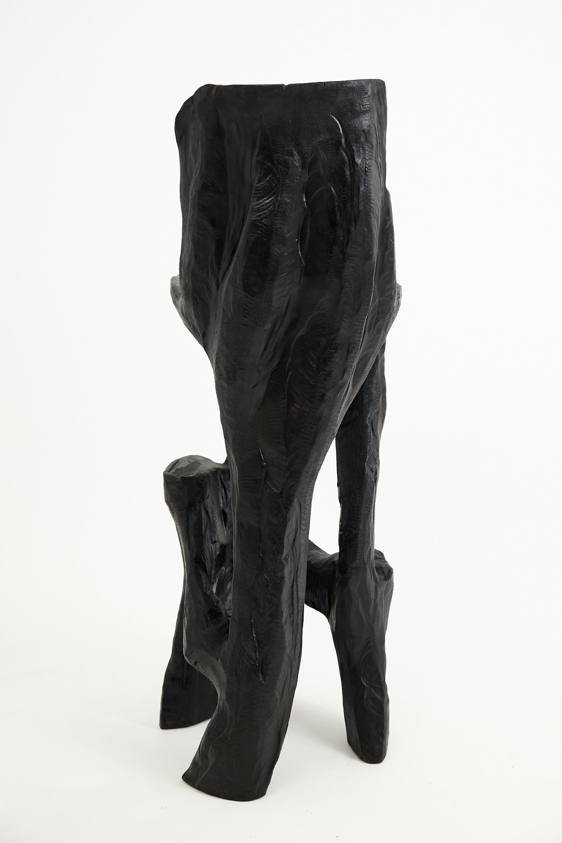 Высокий деревянный стул со спинкой Logniture Makha ARCH-00096658 - Вид №4