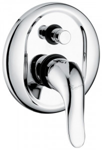 44019CR Внутристенный смеситель Duka на выхода, цвет хром