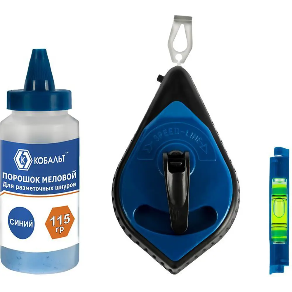 Набор разметочный Кобальт 907-224 шнур 30 м порошок 115 г STLM-2151926
