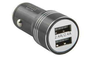 17279400 Автомобильное зарядное устройство AC-5 Tech 2 USB, модель, 2.4 А, черный УТ000016521 Red Line