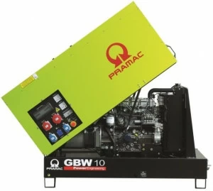 Дизельный генератор Pramac GBW10P (380 V) в кожухе