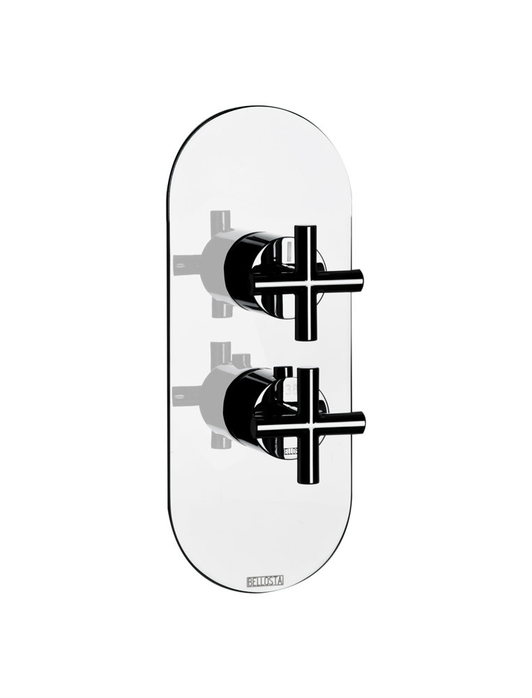 0512/3/P/E
+ 484022 Bellosta Rubinetterie ВСТРОЕННЫЙ ТЕРМОСТАТИЧЕСКИЙ СМЕСИТЕЛЬ С ДИВЕРТЕРОМ НА 3 ВЫХОДА 