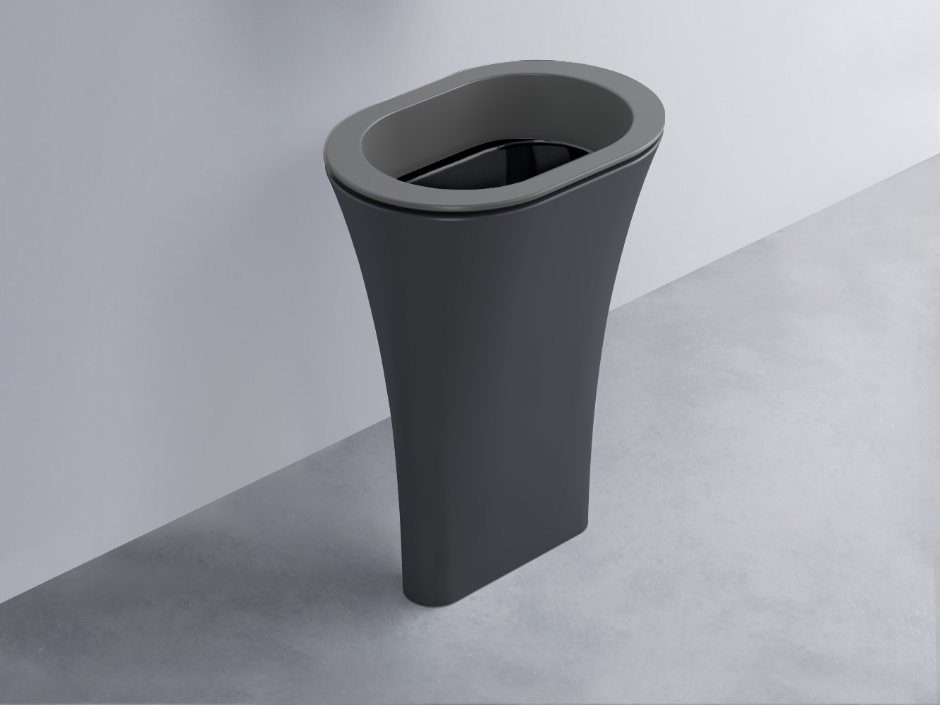 AMLA65-CM+AMPILO-N+AMCOLO-BA Раковина Amedeo Ovale отдельностоящая cielo Enjoy + Amedeo Ceramica Cielo