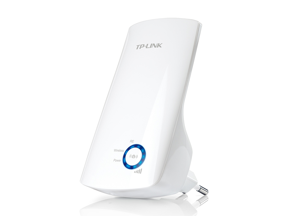 TL-WA854RE 300mbps wireless n wall plugged range extender, 2t2r, 2.4ghz, 802.11n/g/b, internal antennas, without ethernet port TP-Link Santreyd  - Вид №1