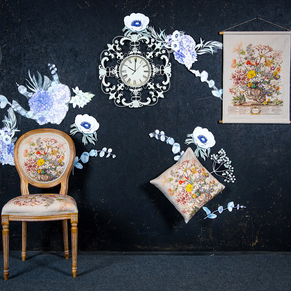 2719111 Декоративная подушка «12 месяцев цветения», версия Октябрь Object Desire  - Вид №7