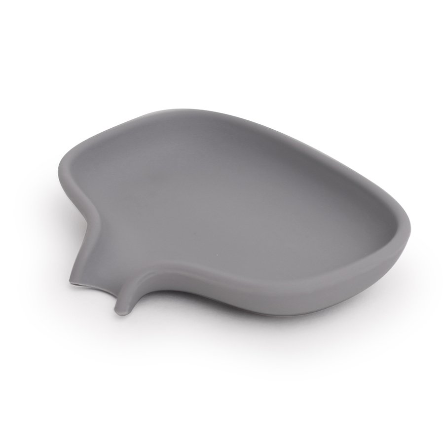 Мыльница с носиком для слива серая (малая) BOSIGN  253638 Серый  - Вид №1