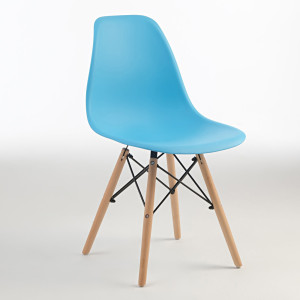 90719528 Кухонный стул Langfang shuke Hyh-a304 80х40х47 см abs-пластик цвет голубой Eames STLM-0353664 LANGFANG SHUKE E-COMMERCE CO., LTD
