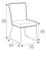 Sits Санный стул с обивкой из ткани Clark sun-id-1464444 - Вид №6