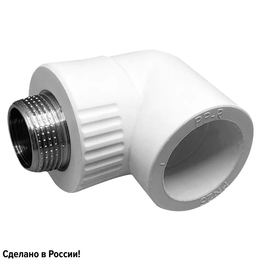 Угол комбинированный 90° Ростерм 1/2"x25 мм НР полипропилен STLM-2186327