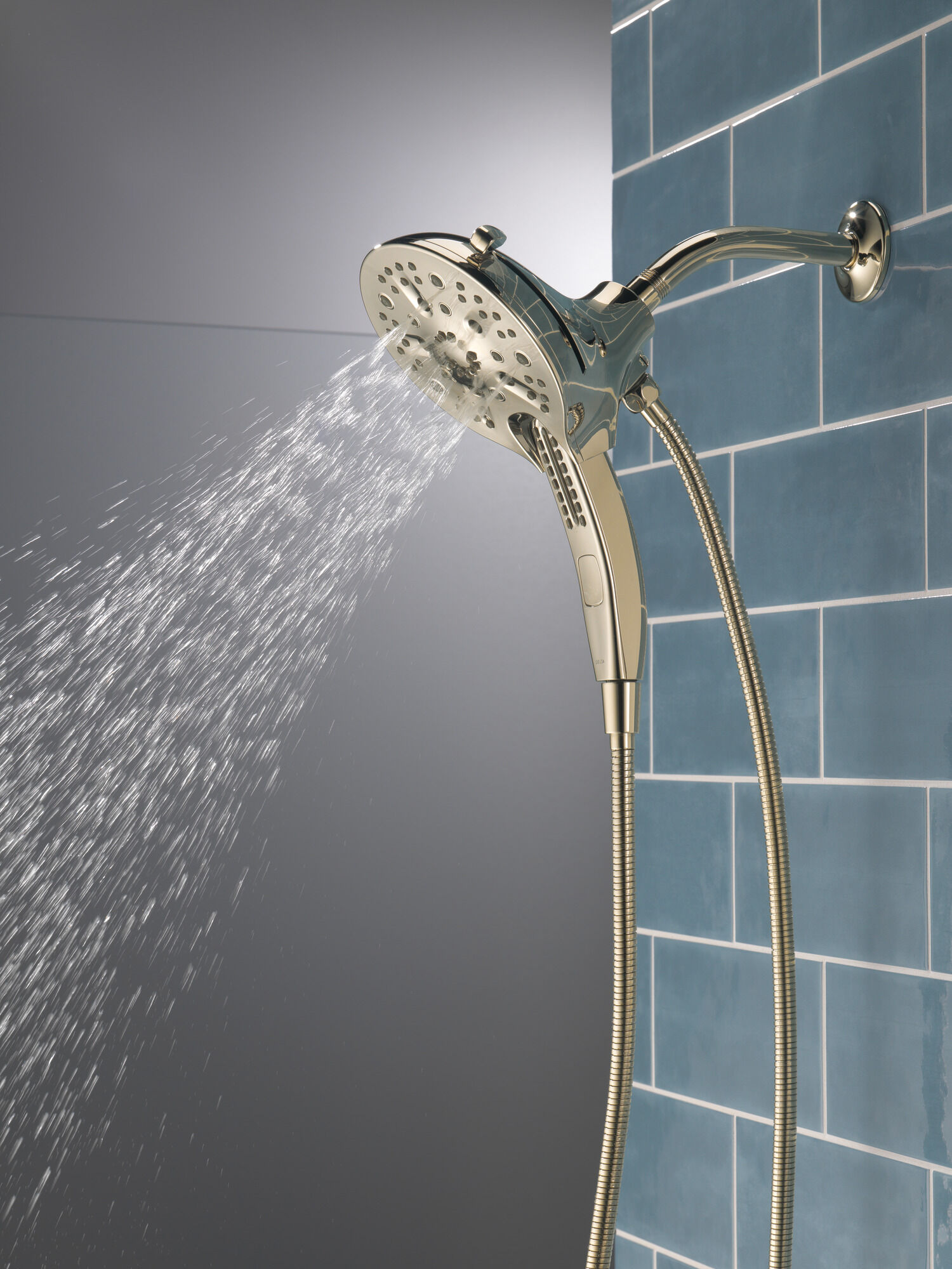 58620-PN25-PK In2ition® H2Okinetic® Душ два в одном с 5 настройками Delta Faucet Universal Showering Полированный никель  - Вид №17