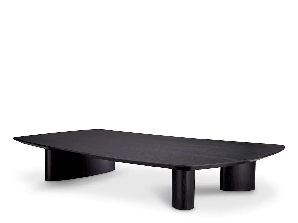 Низкий прямоугольный деревянный журнальный столик Eichholtz Bergman ARCH-00103482