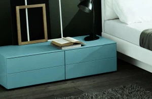 MisuraEmme Прямоугольная прикроватная тумбочка из лакированной древесины Misuraemme