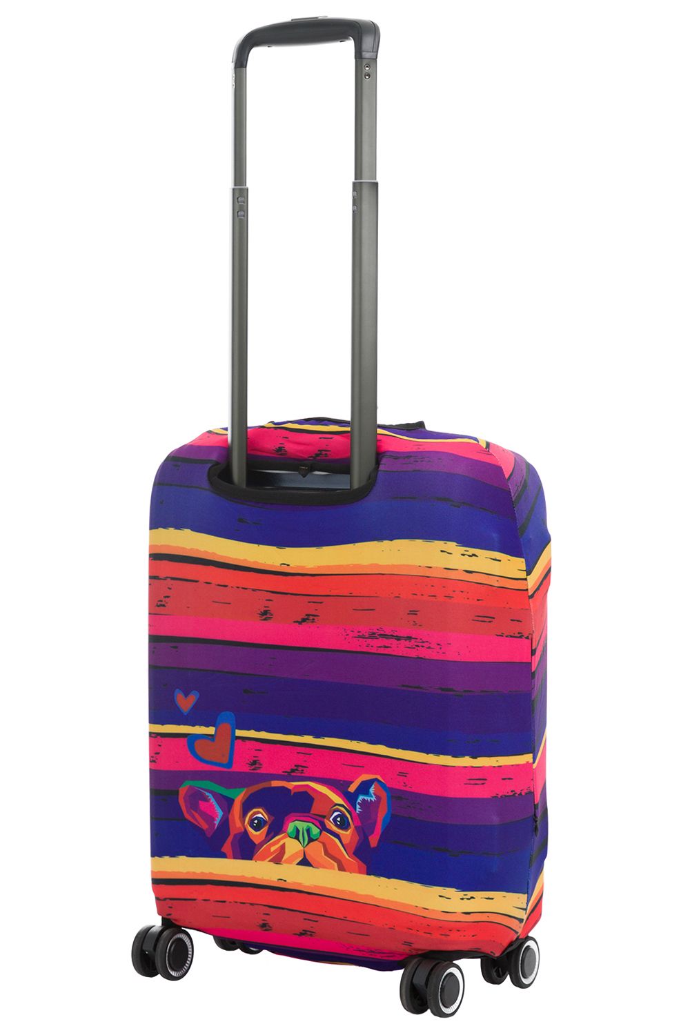 EBHP13-S Чехол для чемодана малый EBHP13 S Bulldog Love Eberhart  - Вид №1