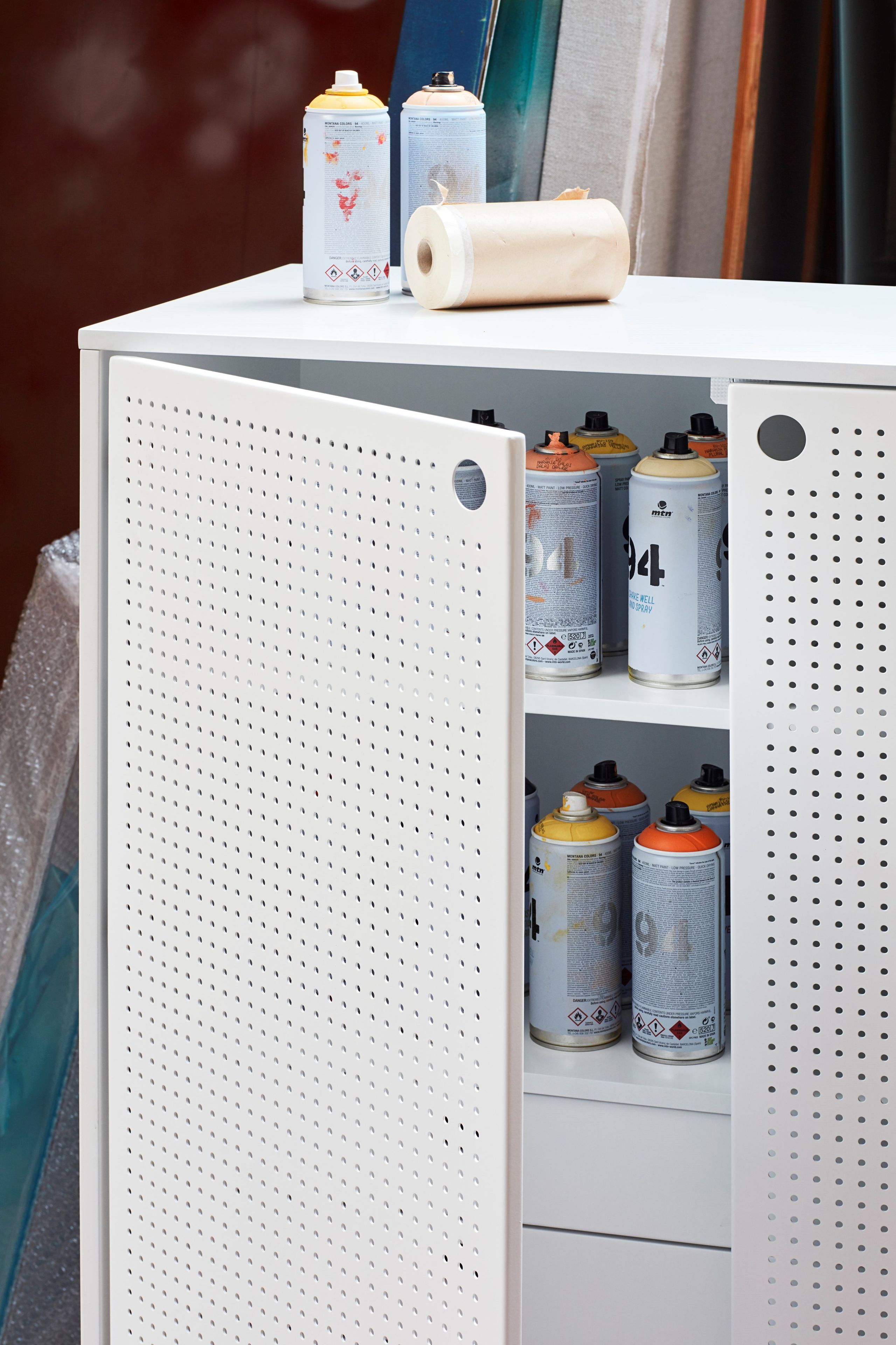 Шкаф из МДФ с распашными дверцами и ящиками TEULAT точка ARCH-00017288 - Вид №3