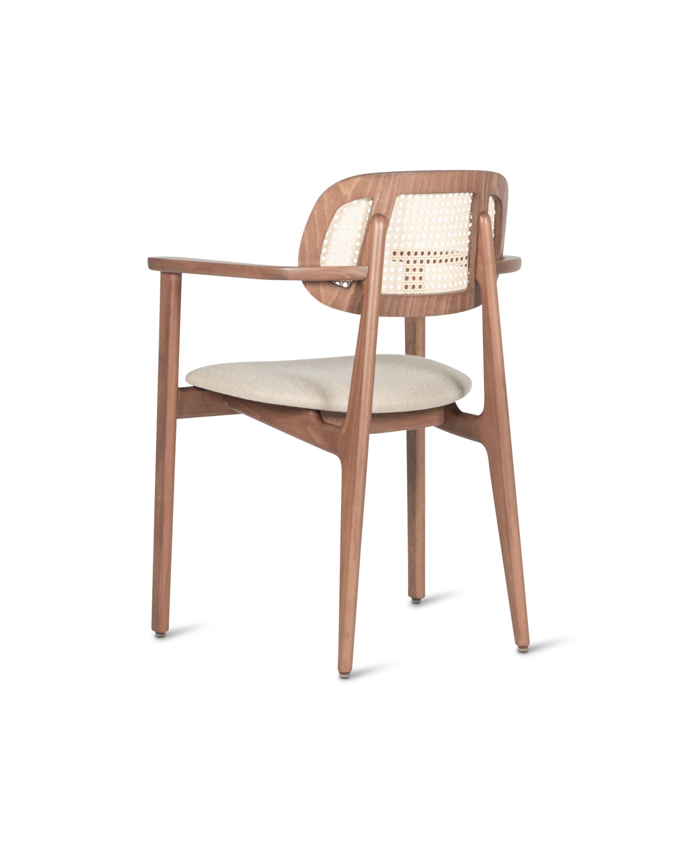 Дубовый стул с подлокотниками и мягким сиденьем Vincent sheppard Titus ARCH-00146418 - Вид №15