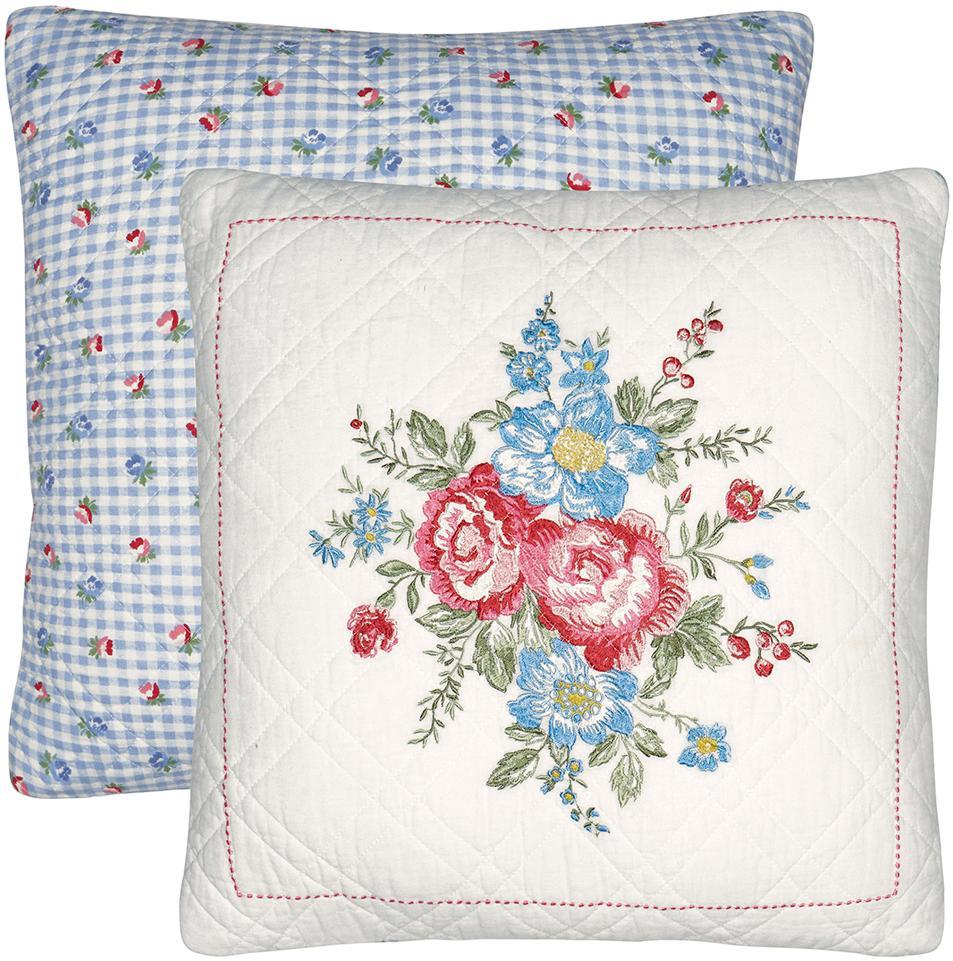 Наволочка Henrietta white 40x40 см Greengate QUICUS40EHET0102