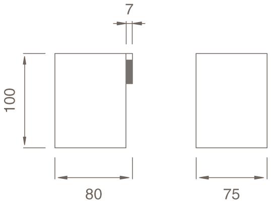 Ceadesign Настенный держатель зубных щеток из нержавеющей стали Duet - accessori Det 94 - Вид №2
