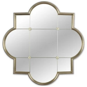 Зеркало-окно 95х95 см серебряное Era Silver ART-ZERKALO ДИЗАЙНЕРСКИЕ 00-3884124 Зеркальный;серебро