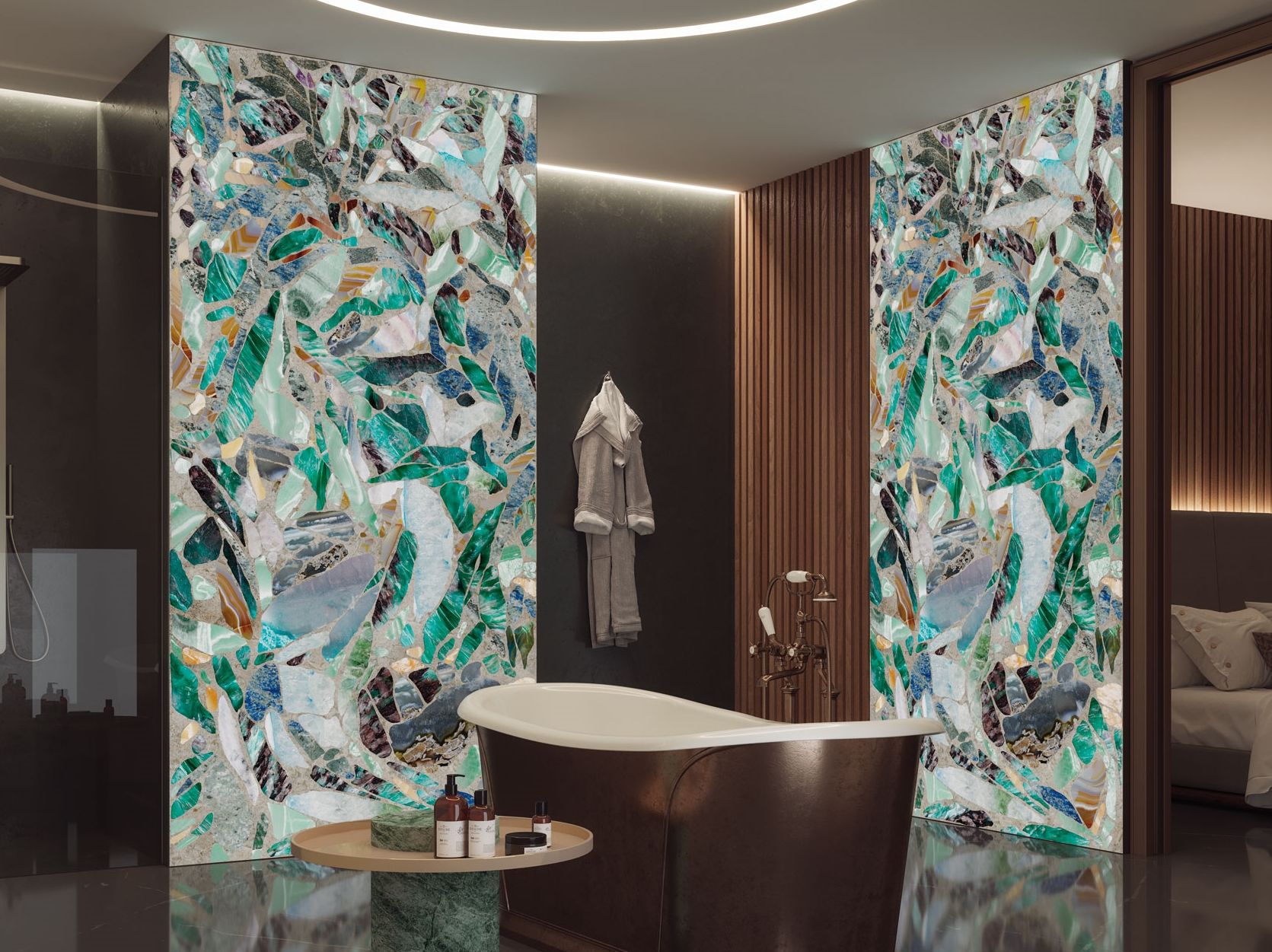 Декоративная панель из алюминия, стекла или ПММА Tecnografica ARCH-00038038