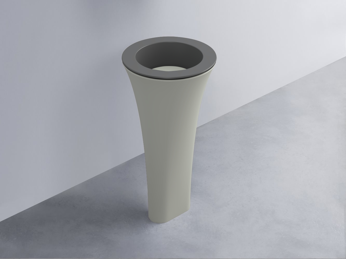 AMLA45-CM+AMPILT-PM+AMCOLT-PM Раковина Amedeo Tondo отдельностоящая cielo Enjoy + Amedeo Ceramica Cielo