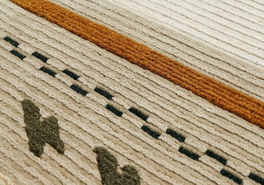 Tapis Rouge Прямоугольный коврик ручной работы Val camonica Tr 1691 - Вид №1