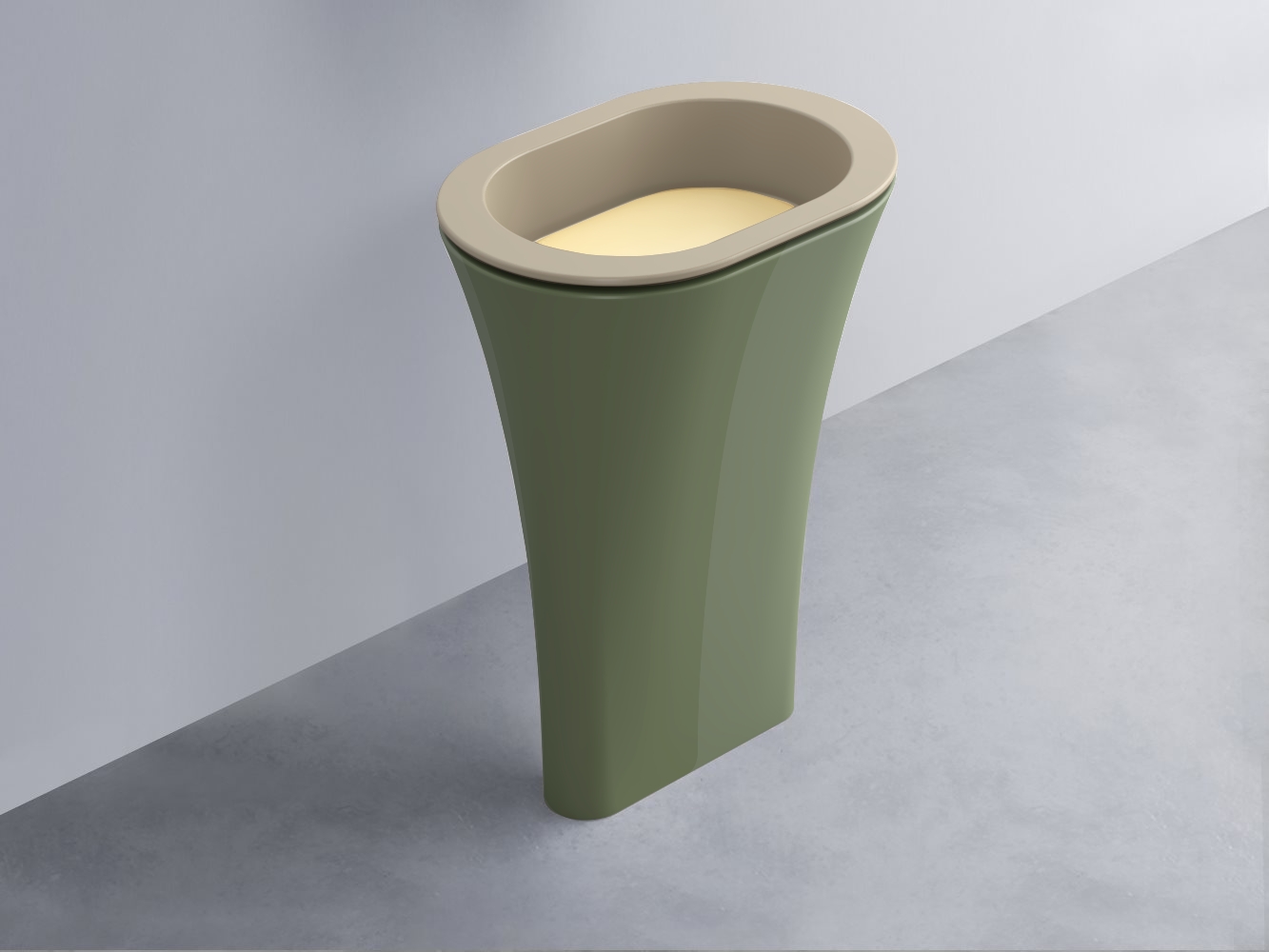 AMLA65-AV+AMPILO-CN+AMCOLO-AG Раковина Amedeo Ovale отдельностоящая cielo Enjoy + Amedeo Ceramica Cielo