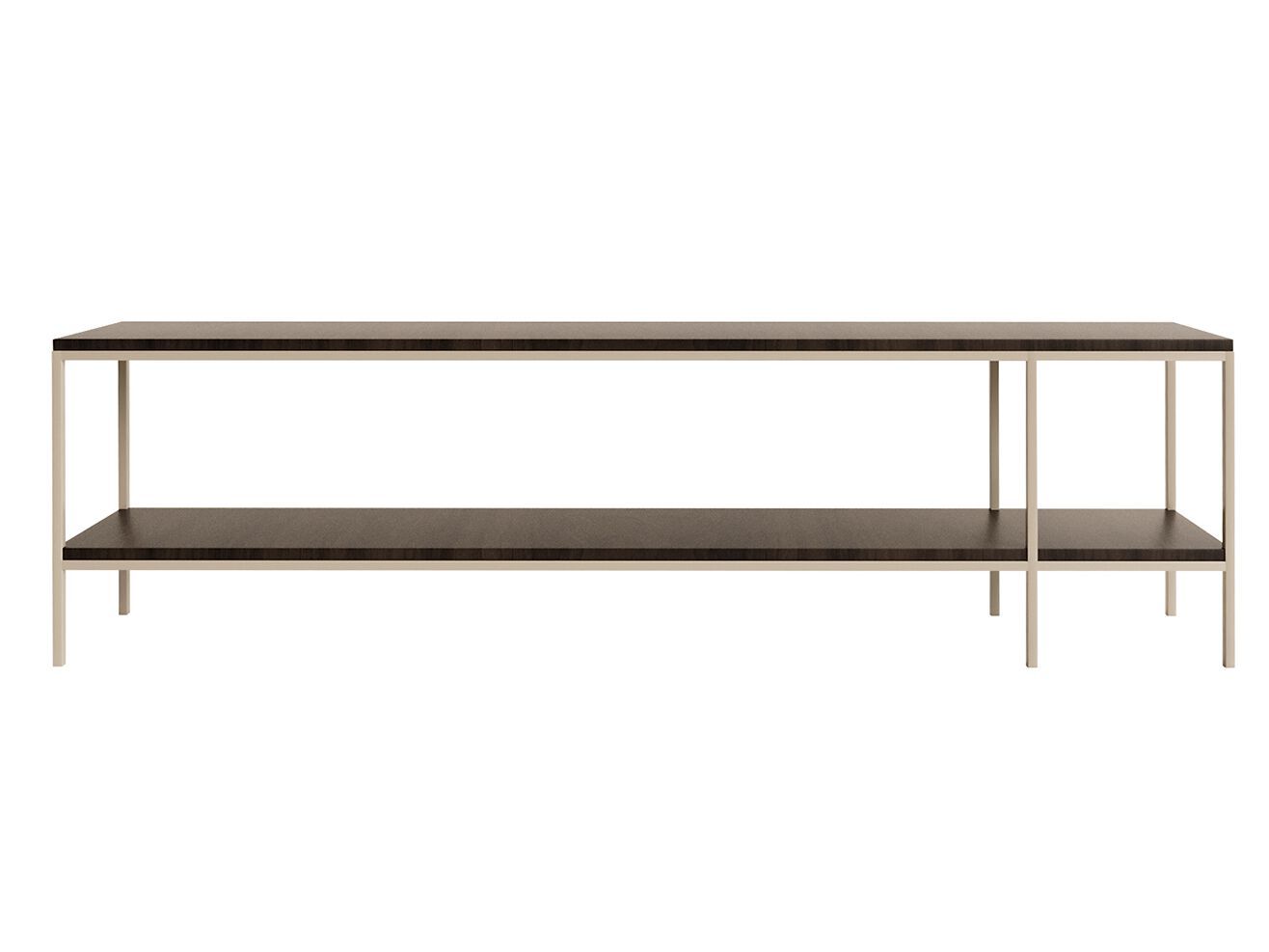 Деревянная прямоугольная консоль с полками ANA ROQUE INTERIORS ARCH-00057137 - Вид №1