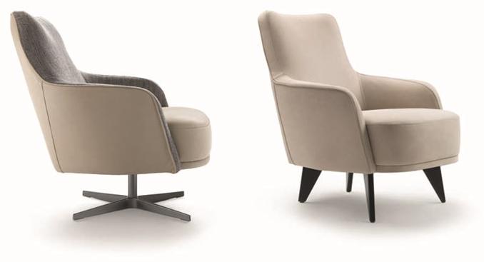 Marac Вращающееся кресло из ткани с 4 спицами sun-id-1380363 - Вид №2