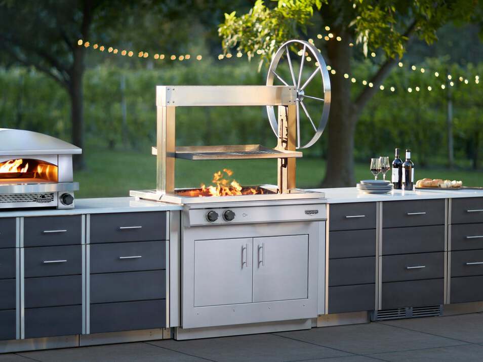 Газовый гриль из нержавеющей стали Kalamazoo GAUCHO GRILLS ARCH-00070932