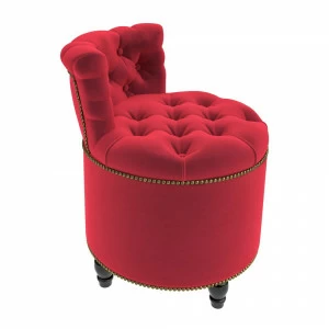 Пуфик со спинкой и ящиком для хранения большой красный 50 см Canapes KREIND CANAPES 00-3879874 Красный