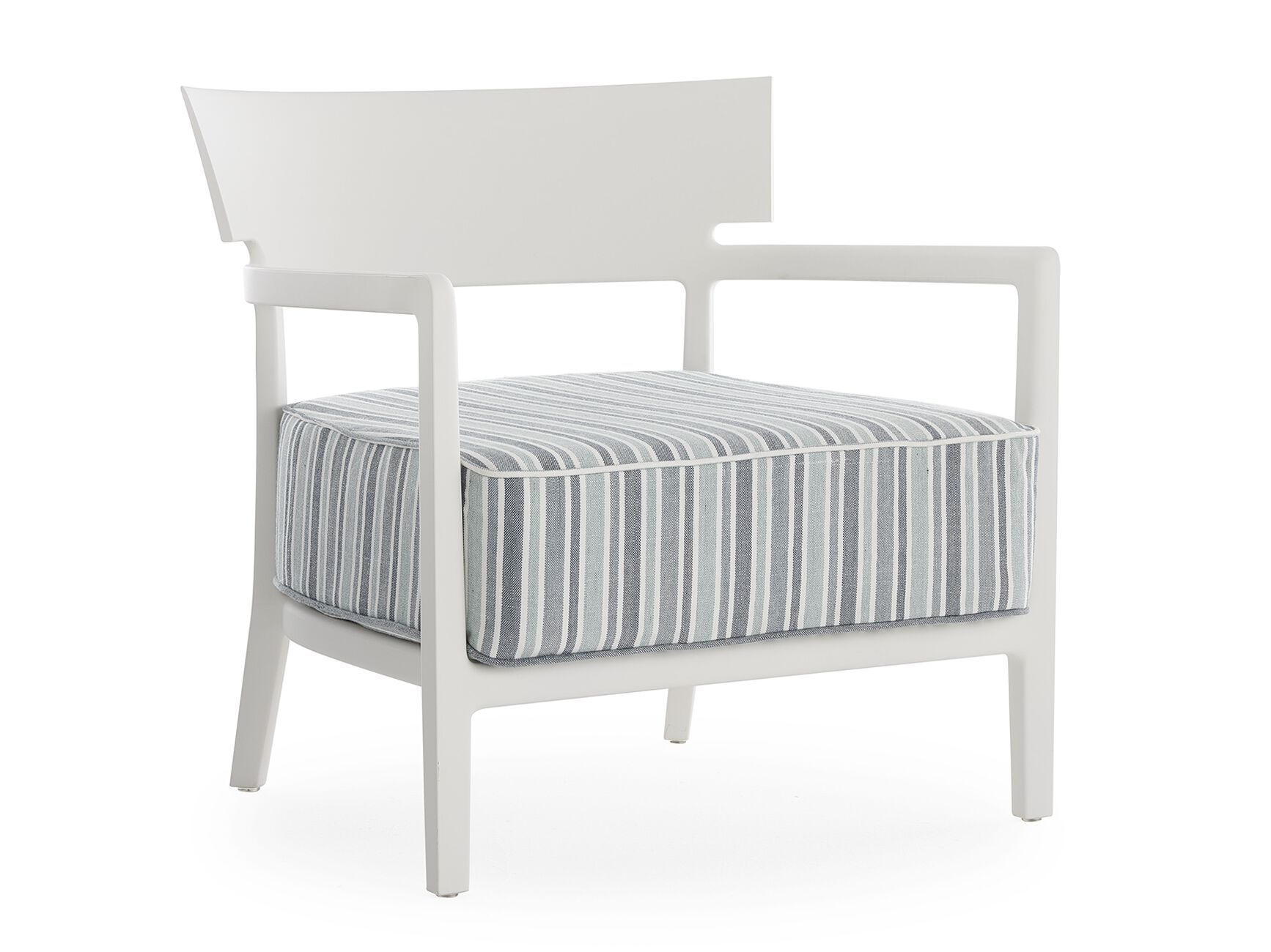 Съемное садовое кресло из поликарбоната и ткани с подлокотниками Kartell CARA ARCH-00047207