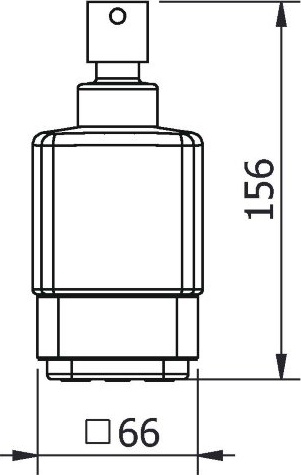 11321A Дозатор подвесной цвет хром LANGBERGER VICO - Вид №2
