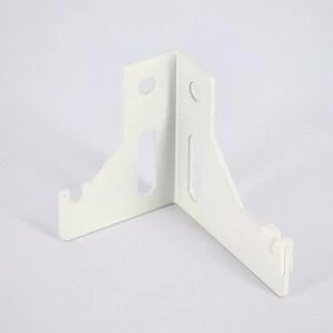 Настенный кронштейн BUDERUS К9.2 с пластиковой вставкой левый белый для радиаторов 10/11 типа