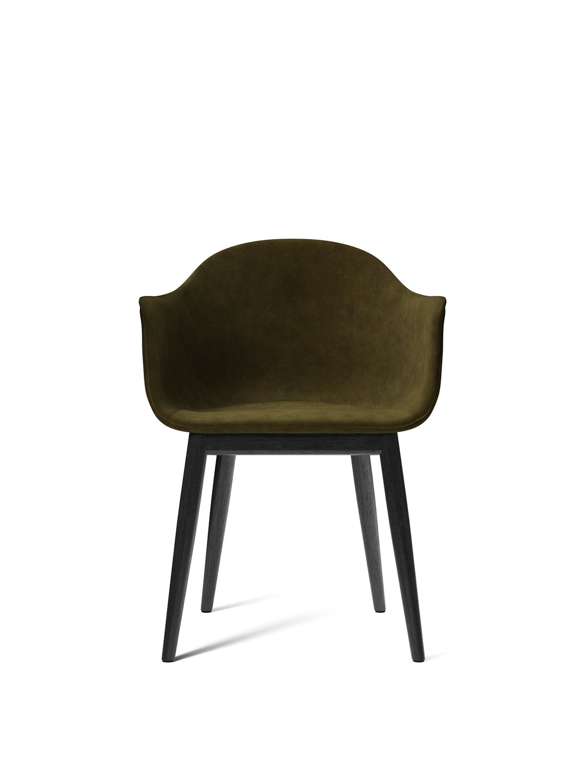 9352001-000A01ZZ MENU Обеденный стул Harbour, деревянная основа, обитый Темный мореный дуб | Чемпион - 035 