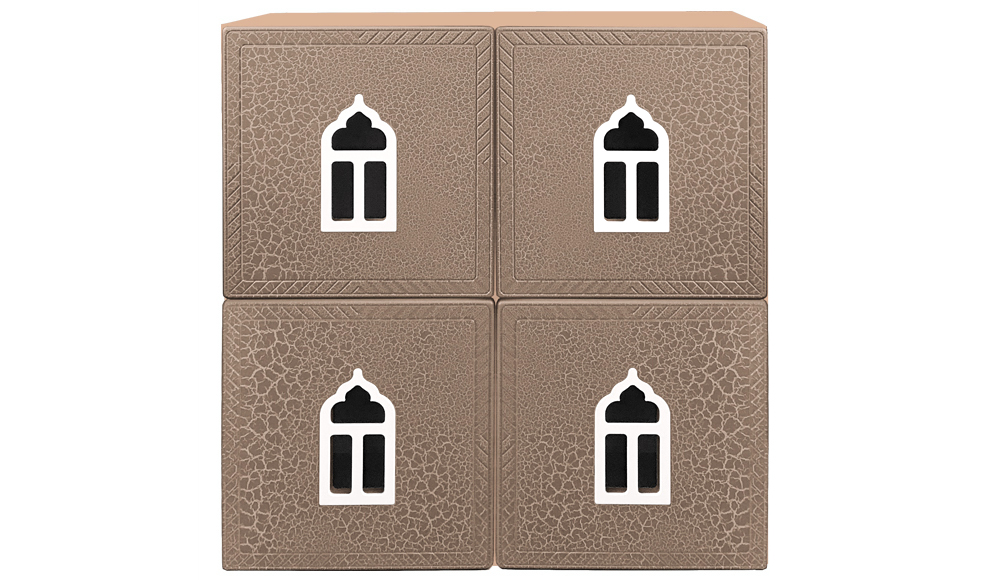 Полка детская квадратная "Венеция-4" МАНДАРИН ВЕНЕЦИЯ 178676 Красный Santreyd - Вид №4