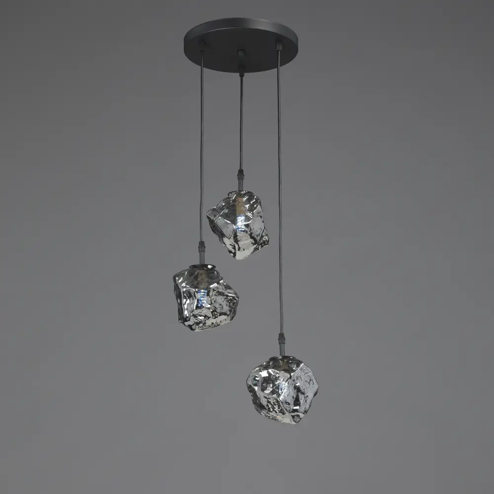 VITALUCE Комета — подвесной светильник с тремя плафонами для современного интерьера 89437966 STLM-1585015 - Вид №1