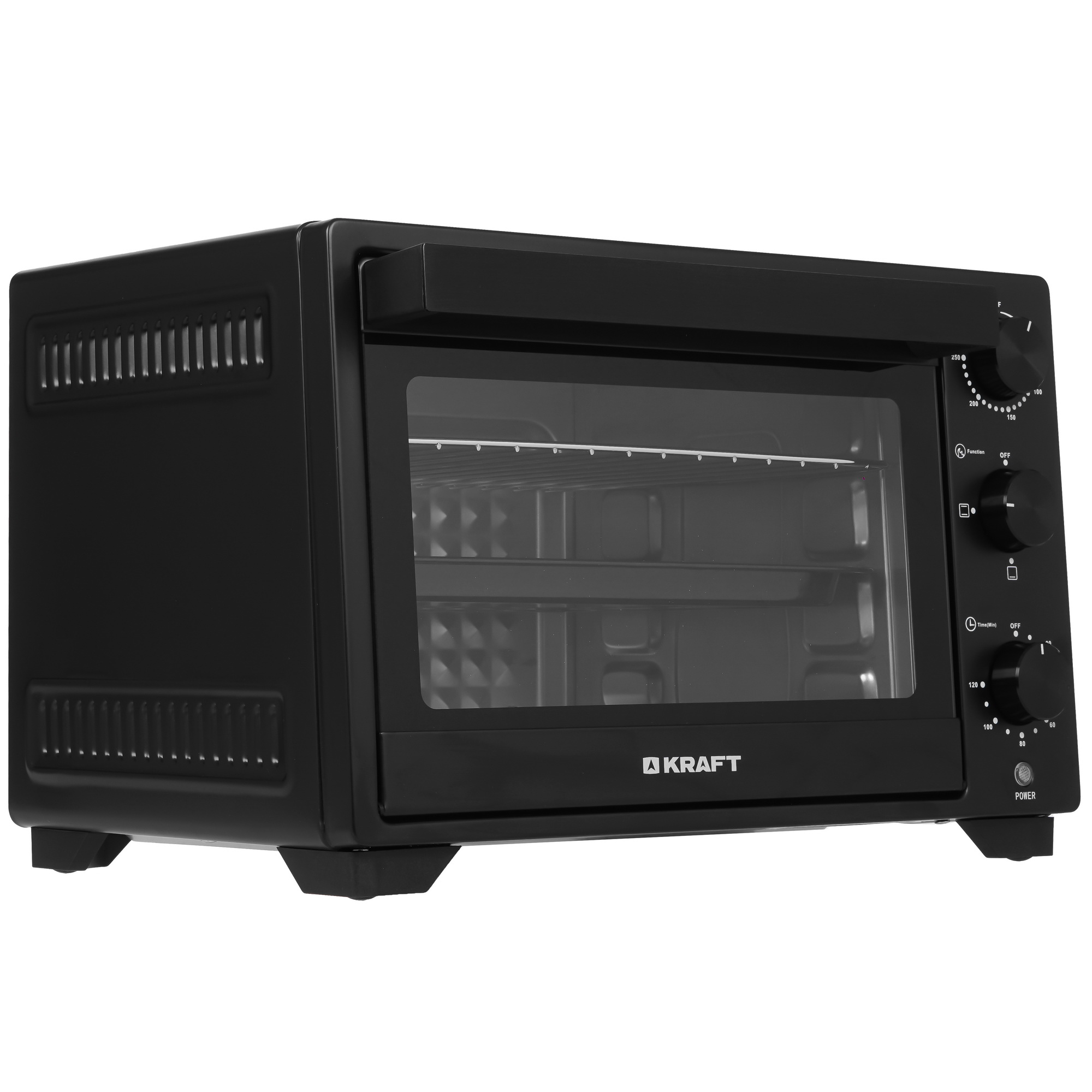 9080961 Мини-печь Kraft KFC-MO 250 HBL черный STDN-0100821 - Вид №1