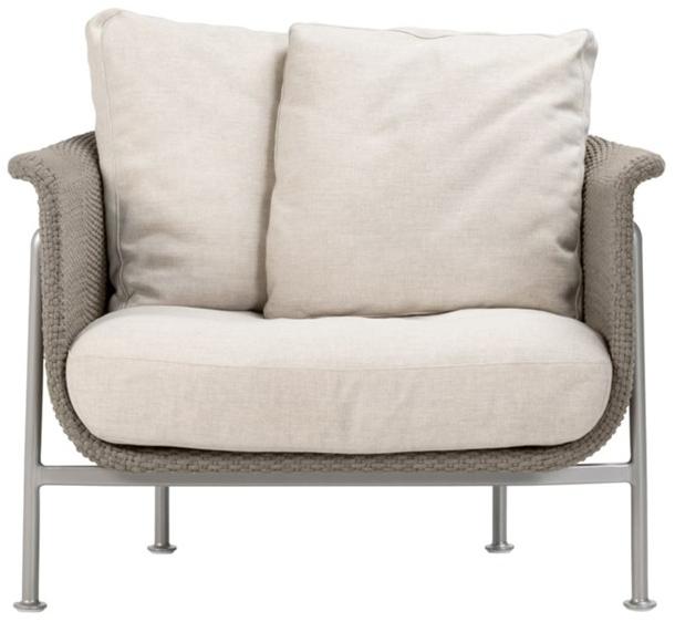 JANUS et Cie Кресло из морской веревки с подлокотниками Gina sun-id-1383760 - Вид №1