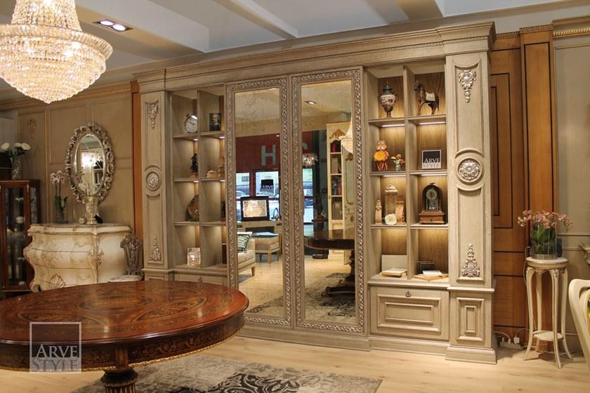 Arvestyle Настенный книжный шкаф из дерева с подсветкой Giulio As-1800 - Вид №9