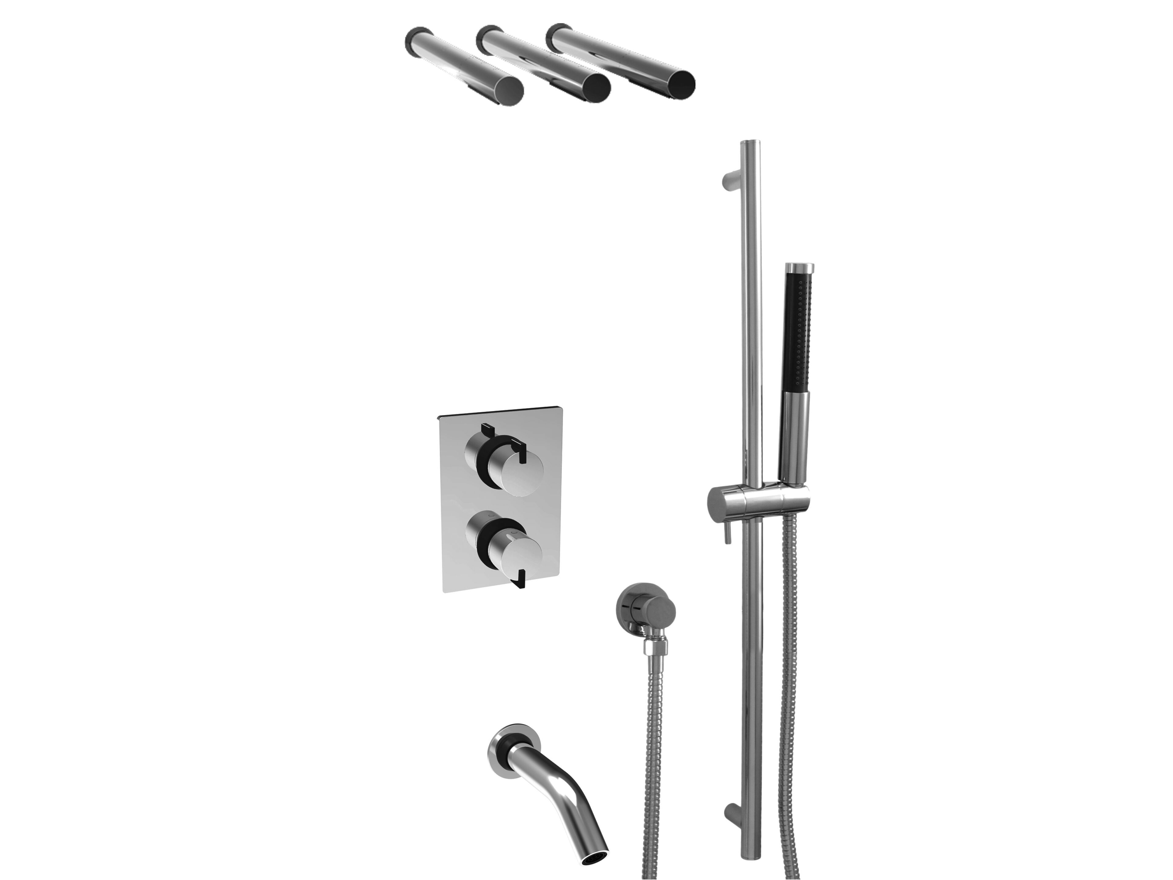 Встраиваемый термостатический набор для ванны с ручным душем BARIL PRO-4300-51 ARCH-00094933