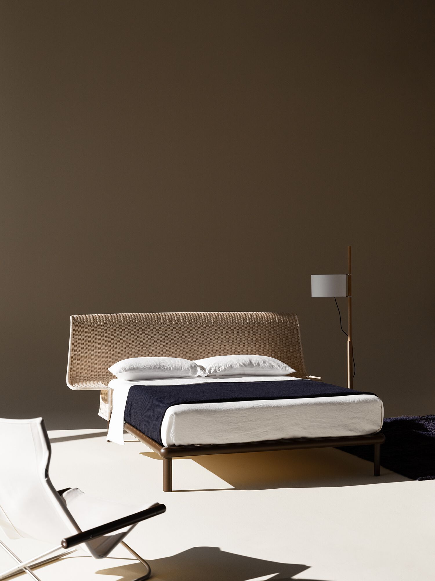 Двуспальная кровать из кованого железа и медоллино Lispi SERAFINO ARCH-00141857 - Вид №1