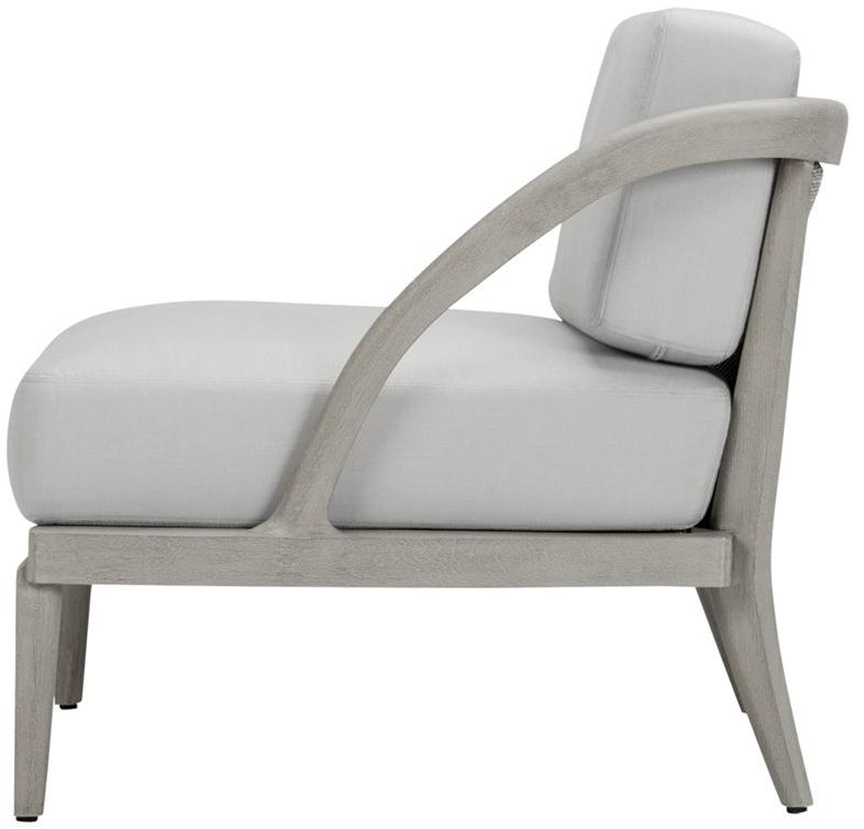 JANUS et Cie Левый / правый модуль из тика для модульного дивана Rock garden sun-id-1443361 - Вид №2