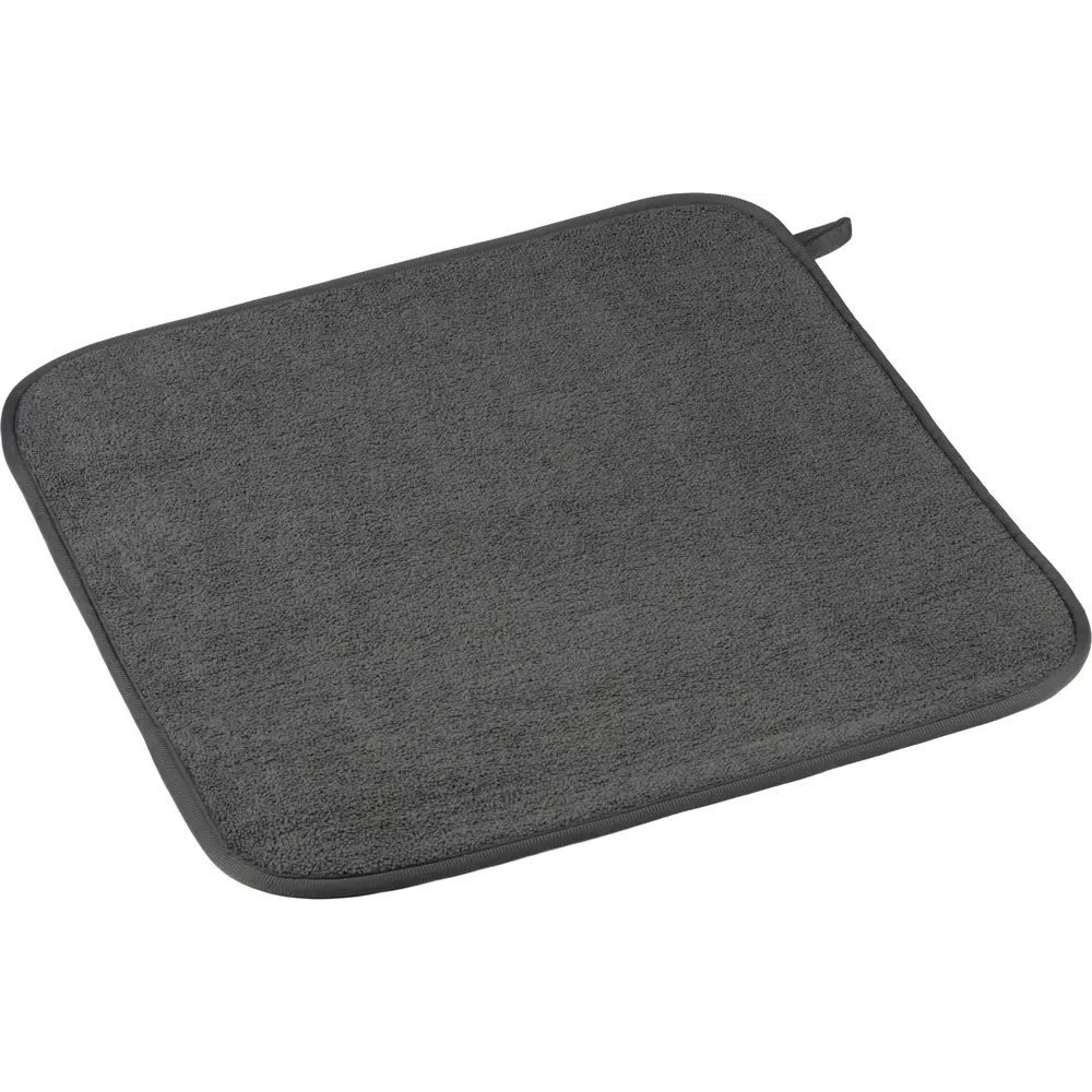 Коврик для сушки посуды KONSENSA 44x42 см микрофибра цвет серый STLM-2206427 - Вид №4