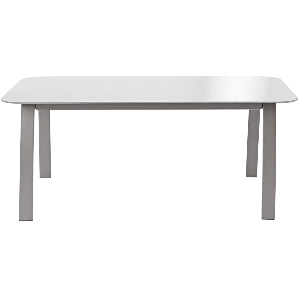 Стол садовый Alma 85x45x35 см сталь/стекло серый 82276170 STLM-2181915 Santreyd  - Вид №1